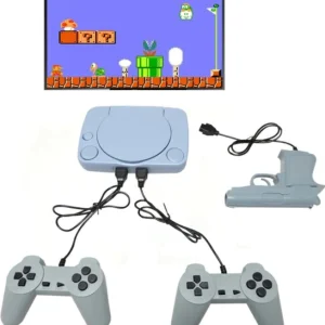Consola jocuri retro pentru televizor cu 2 joystick uri pistol cablu AV 1m jocuri integrate in consola0 2000x