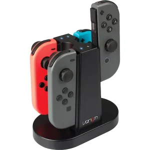 Statia de incarcare Venom VS4796 pentru Nintendo Switch Joy Con Negru