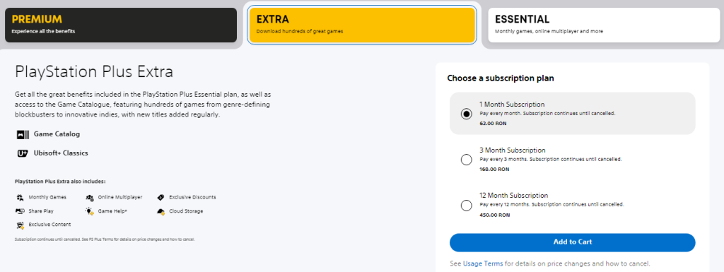 playstation plus preturi